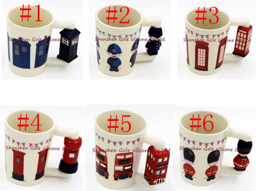 72 шт./лот 2016 популярные новые керамические чашки с британской защитой британская