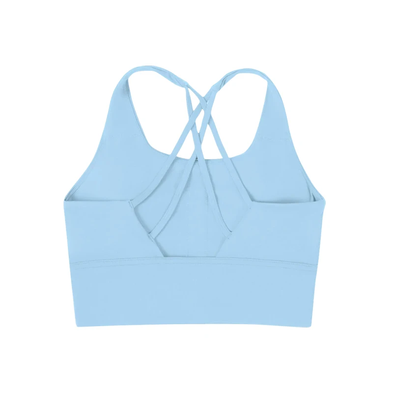 

CROSS OVER STRAP Push Up Fitness Athletic Sports Bras Top Women Light Support Padded Workout Gym Yoga Bras Crop Top