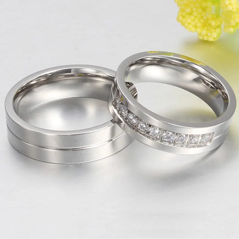 Новинка обручальное кольцо для пар кольца влюбленных ювелирные изделия из