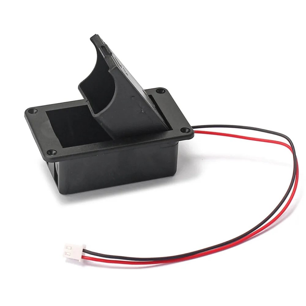 

2PC 9V Battery Holder Case Box Cover For Guitar Bass Active Pickup Connector