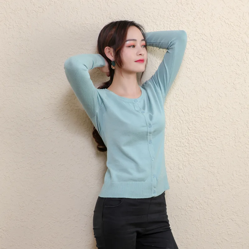 Queechalle 21 Цвета большой Размеры вязаные кофточки с рисунком в виде Сезон