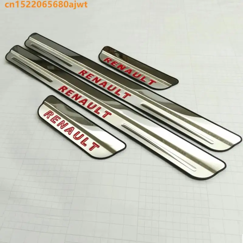 Накладка на порог для Renault Kadjar 2015 2018 приветственная педаль аксессуары стайлинга