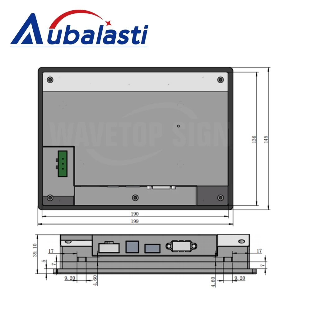 Aubalasti Ruida RDD6584V-NET Осциллирующий резки Системы с 7 дюймов промышленный сенсорный