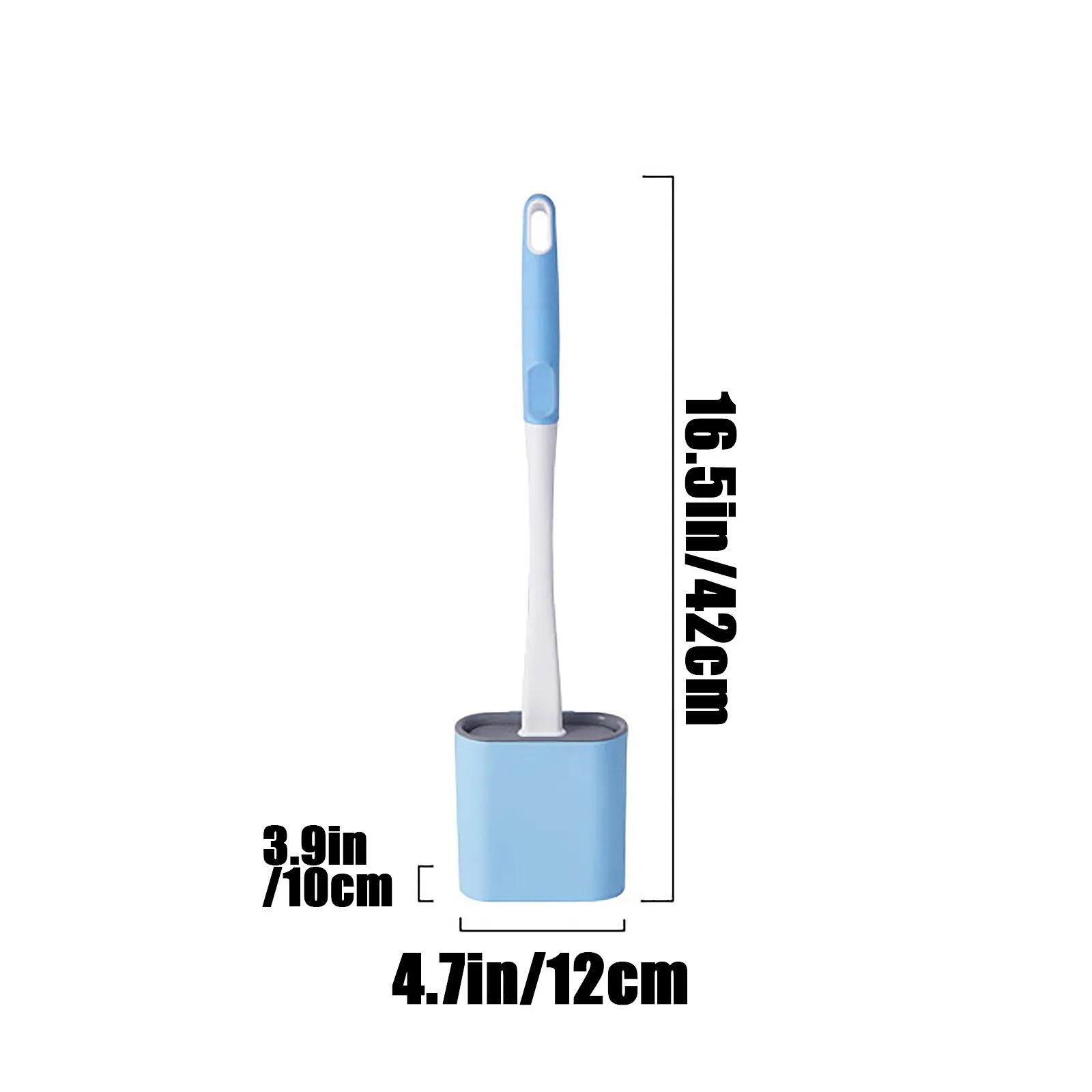 

Wall-mounted Flexible Silicone Bathroom Scrub And Stand Toilet Brush Set Brush With Quick Drying Holder Set For Bathroom