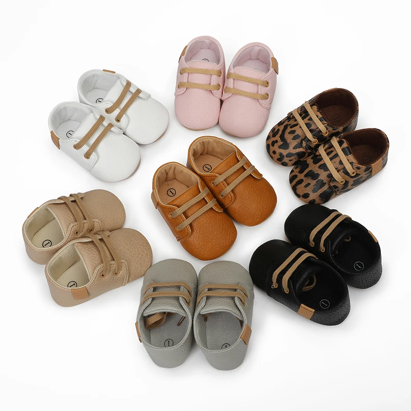 2021 детская обувь в стиле ретро кожаная для мальчиков и девочек Разноцветные