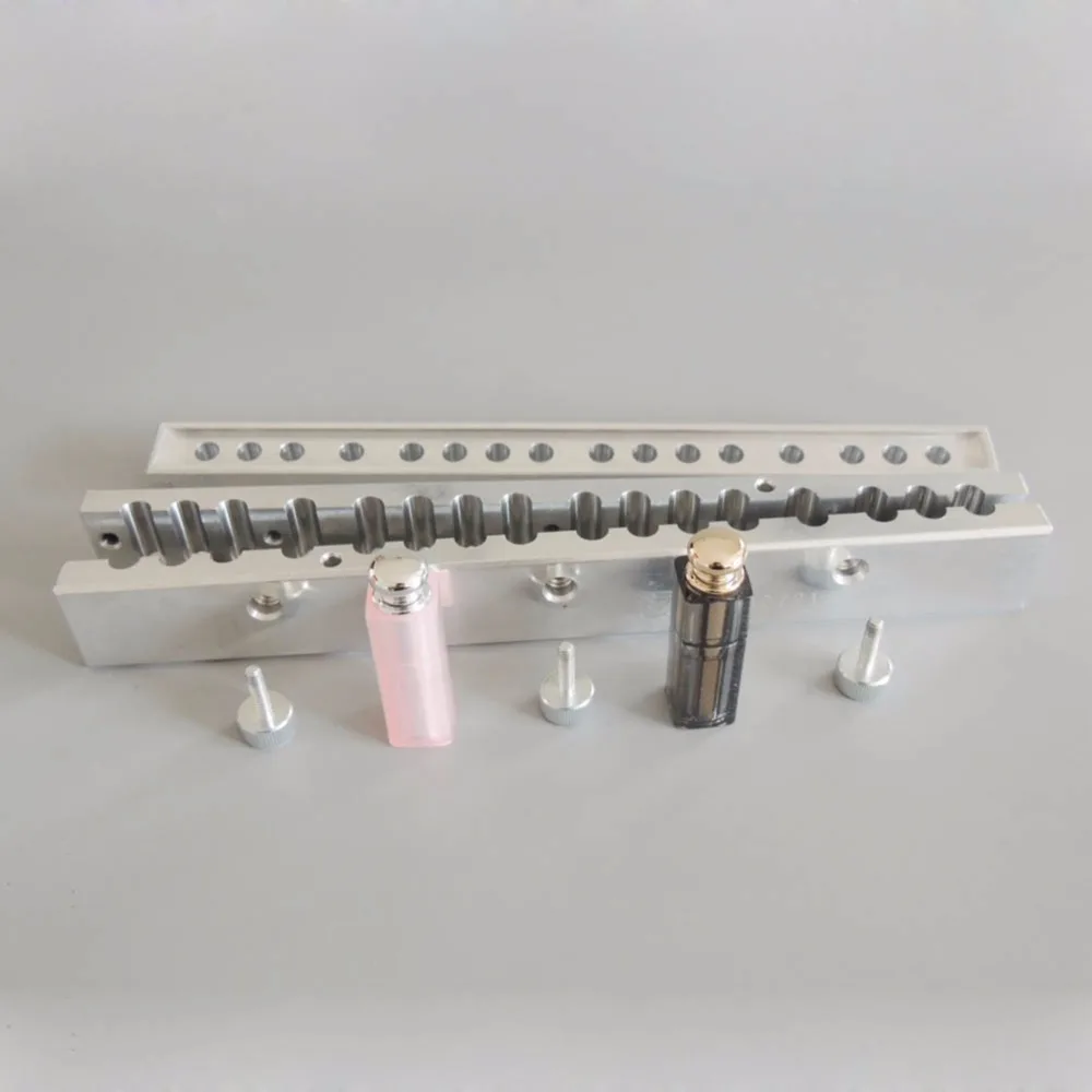 Форма для помады с 16 емкостями форма 9 мм в форме капли воды алюминиевой полостями