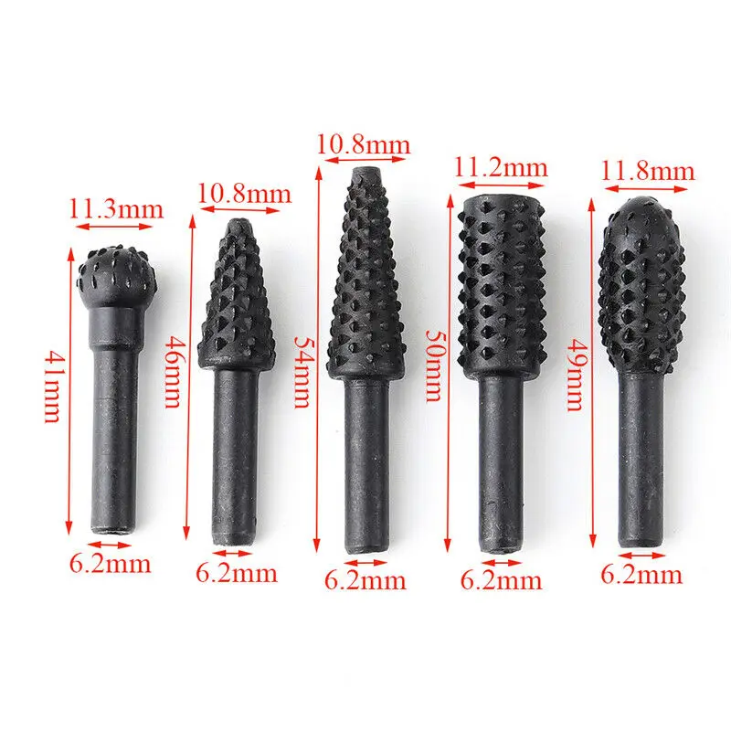 

1/4'' 5PCS Drill Bit Set Cutting Tools For Woodworking Knife Wood Carving Tool