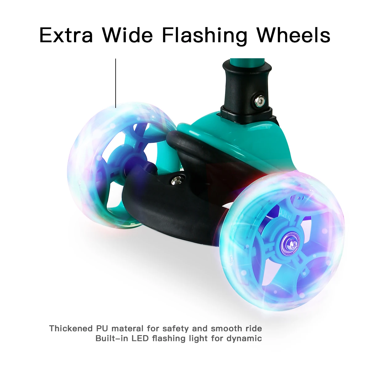 Детский скутер Beiens трехколесный складной велосипед мигающее колесо Детская