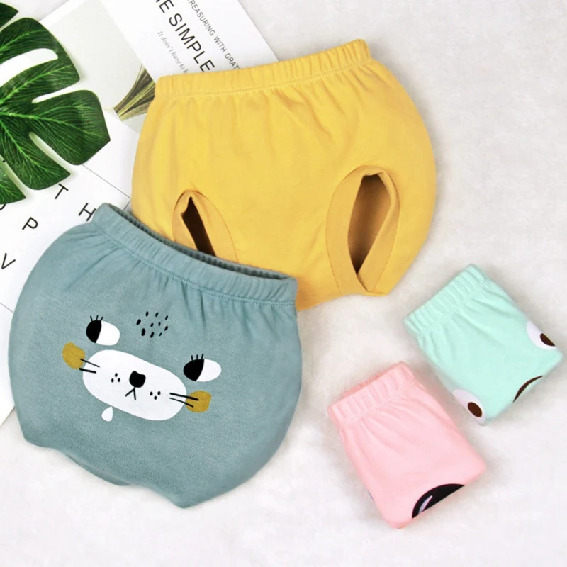 4 цвета нижнее белье для маленьких мальчиков и девочек трусики повседневные