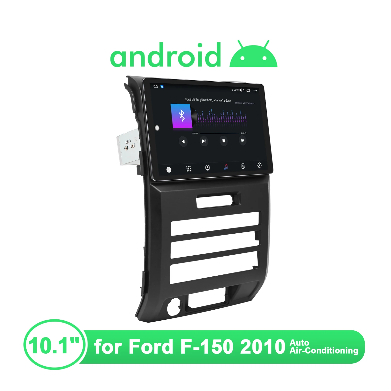 저렴한 JOYING 10 인치 안 드 로이드 자동차 라디오 스테레오 헤드 유닛 테이프 레코더 포드 F-150 F150 2010 지원 무선 안 드 로이드 자동 Carplay