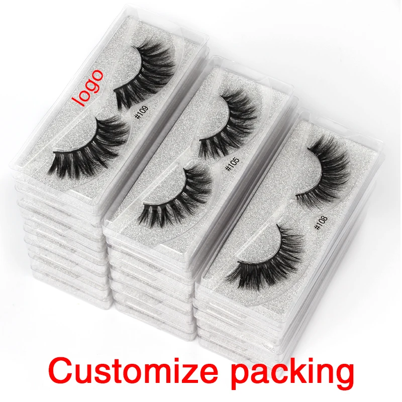 4/100 шт. ресницы оптом смешанные 3d норковые натуральные Накладные макияж | Красота