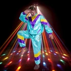 Стиль 1920-х годов, костюмы для пар на Хэллоуин, мужские Нарядные Костюмы для ролевых игр в стиле диско, женская одежда в стиле хиппи, косплей, для вечеринки для взрослых