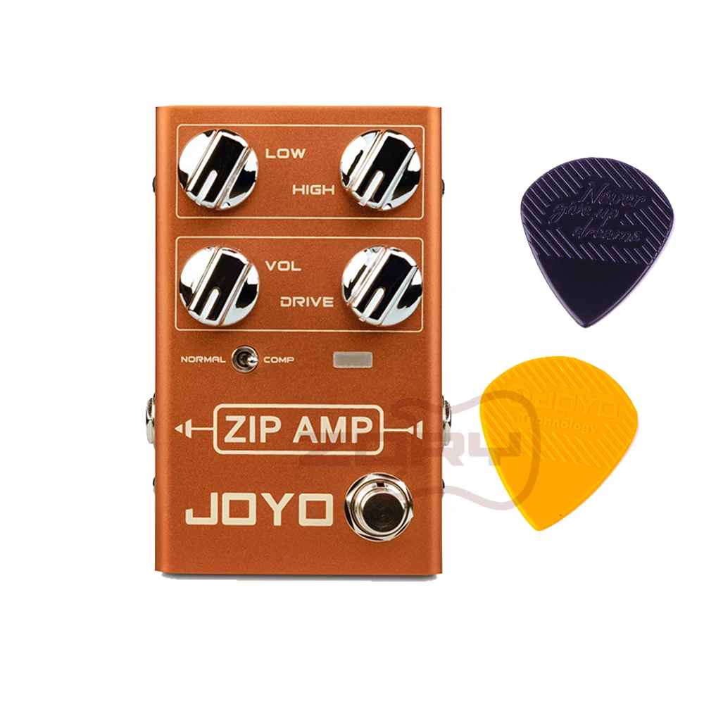 JOYO R-04 ZIP AMP Overdrive Effect Pedal for Passionate Rocker With True Bypass Guitar Bass Accessories | Спорт и развлечения