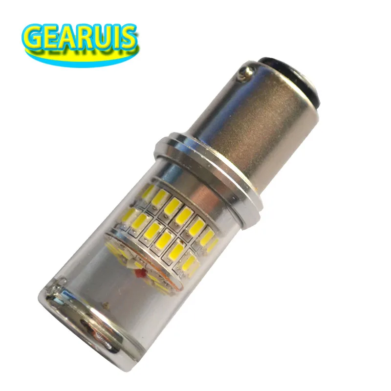 2 шт. 1157 BAY15D 1156 P21W BA15S 380MA 48 SMD 3014 объектив светодиодный указатель поворота Стоп