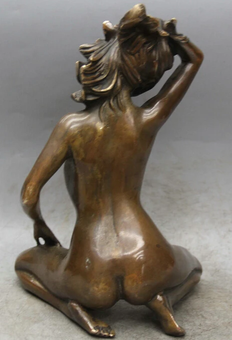 11 &quotКитай West Copper голые сексуальные девушки Белль красоты женская скульптура R0710 |