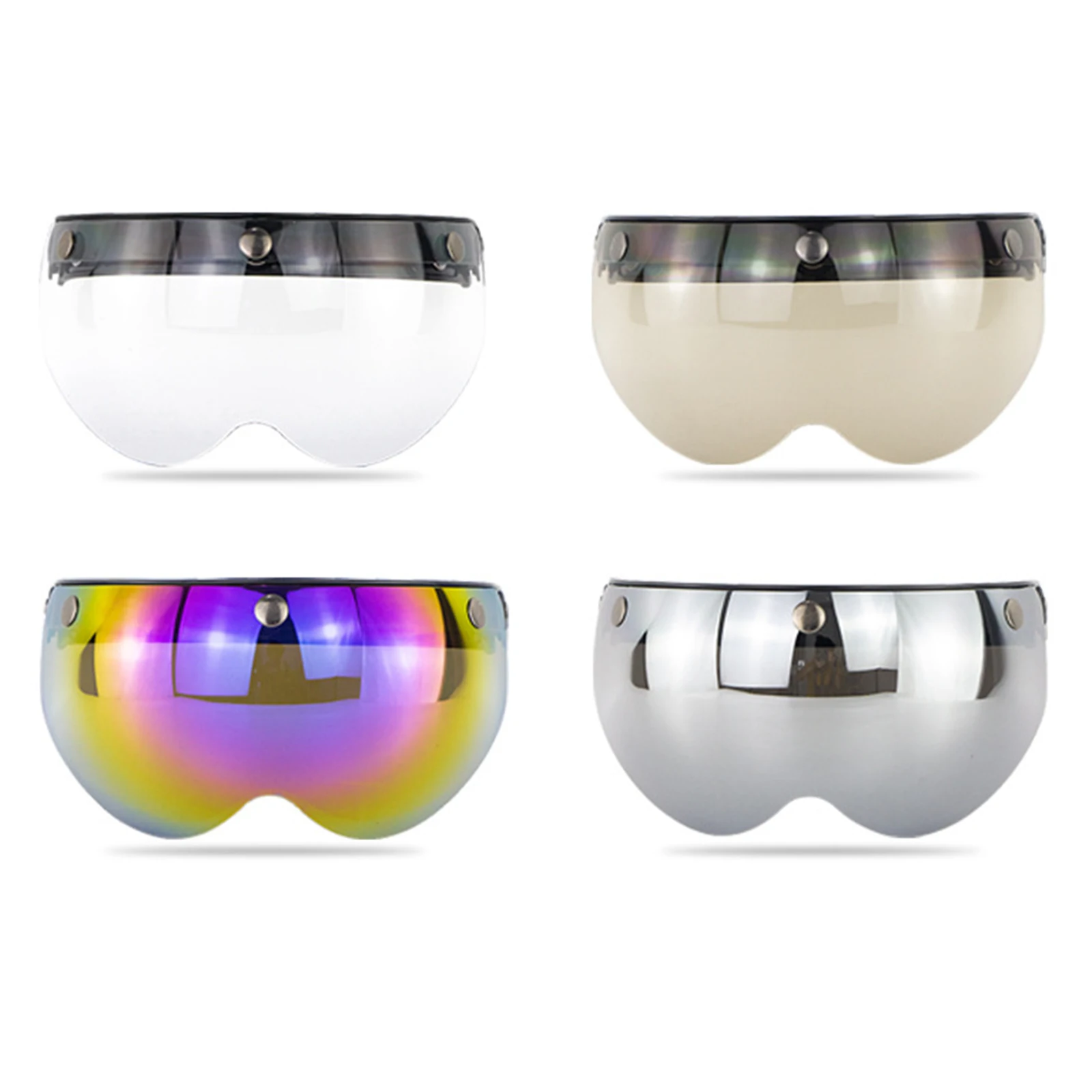 

Vintage Style Flip Up Down Visor Lens for 3-Button , Professional Accessories