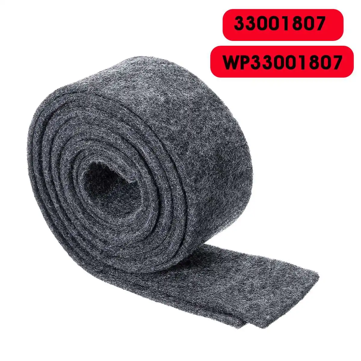 

WP33001807 Clothes Dryer Drum Felt Seal Gasket Strip For Whirlpool Maytag AP6007947 PS11741074