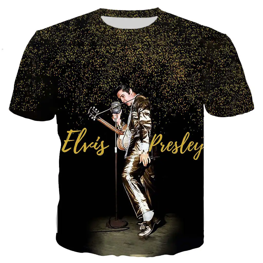 Футболка Мужская/женская с коротким рукавом стильная тенниска 3D-принтом King Of Pop
