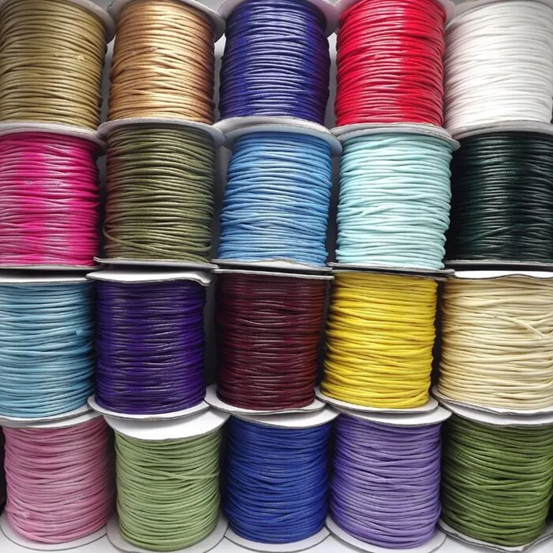 Новый вощеный шнур 1 5 мм 10 метров вощеная нить веревка ремешок ожерелье