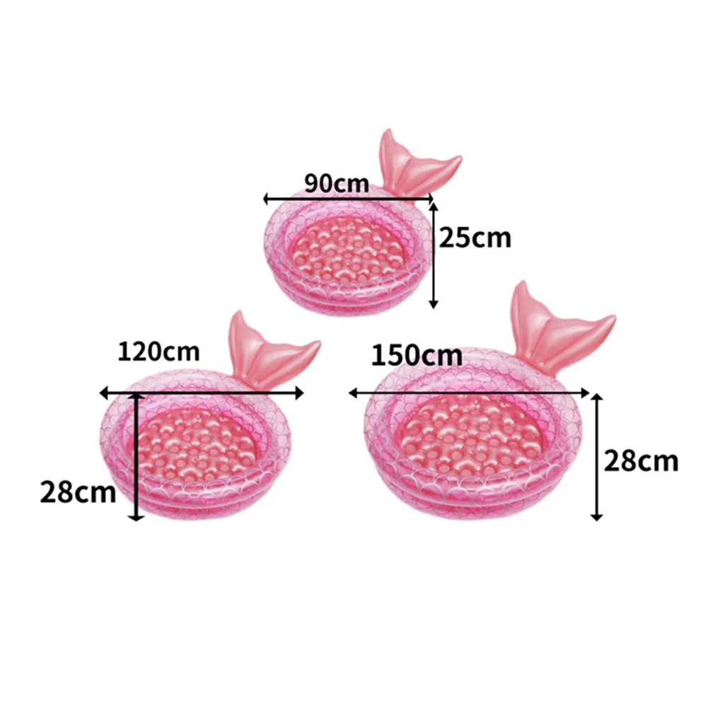 

Ins Thickened Pvc Charged Beauty Pool Swimming Pool Family Pool, Children's Treasure Swimming Pool Ocean Ball Pond