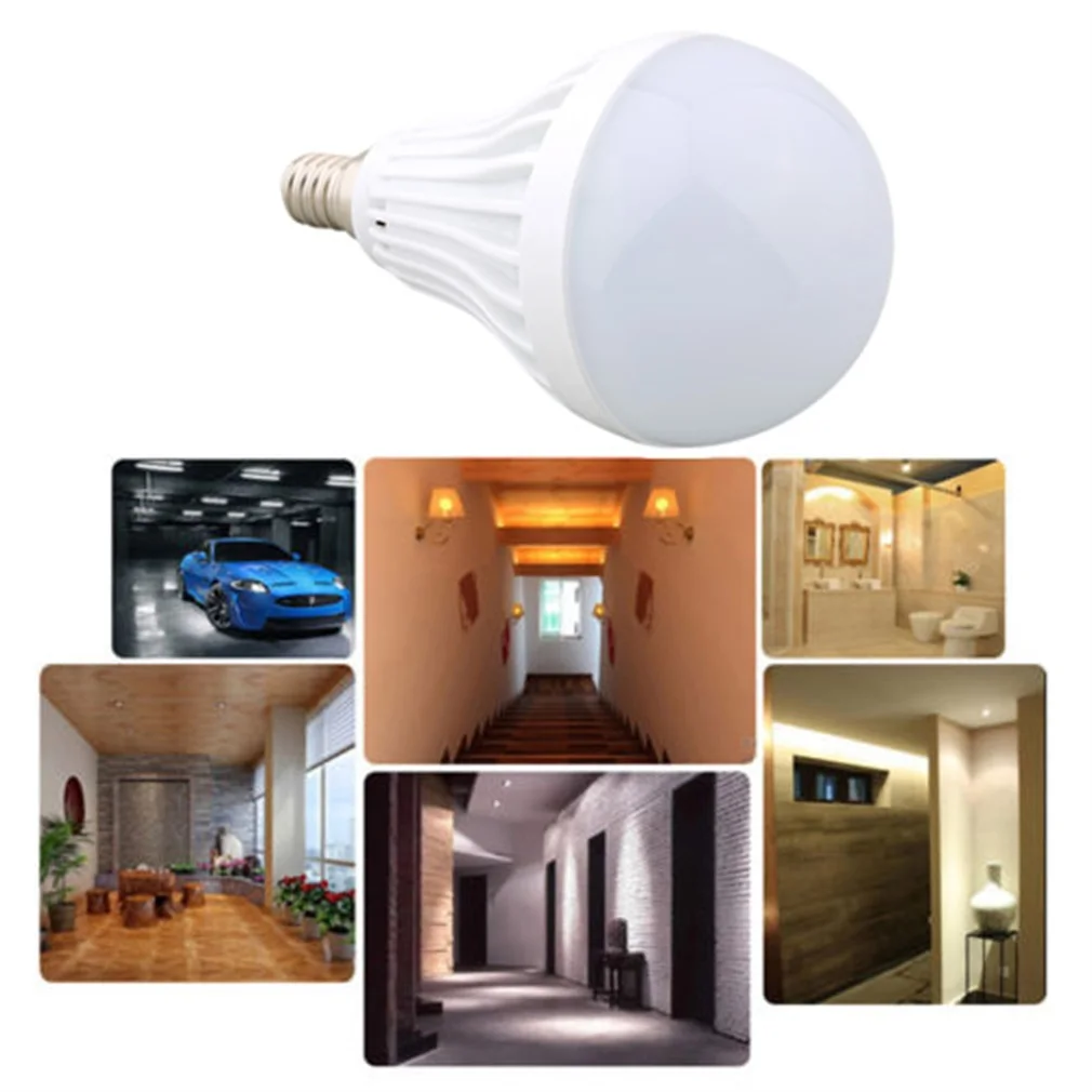 

600Lumens E14 7W 24pcs LED Bright 5050SMD Globe Light LED Ball Lamp Bulb Energy Saving 85-265V