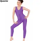 Комбинезон спортивный женский, из спандекса, боди без рукавов, дышащий