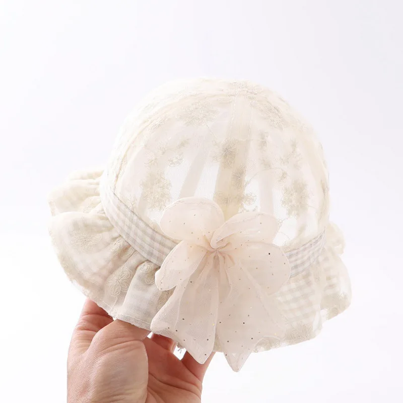 

5-20 Month Big Bowknot Baby Sun Hat for Toddler Infant Bucket Hats Summer Hat Baby Cap for Children Beanie for Girl