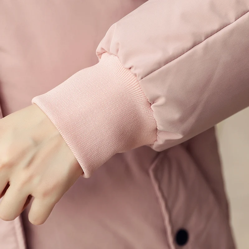 Модная зимняя куртка на утином пуху женская шуба из натурального меха с меховым