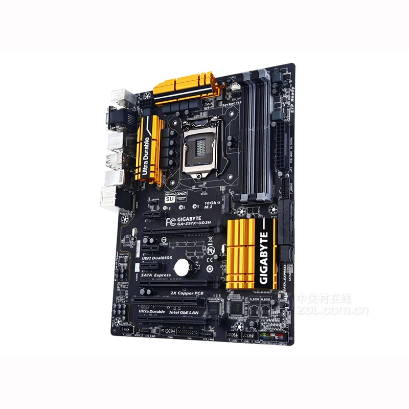 Gigabyte GA-Z97X-UD3H материнская плата LGA 1150 DDR3 USB3.0 32G для Intel Z97 Z97X-UD3H настольная материнская плата ATX системная плата Б/у