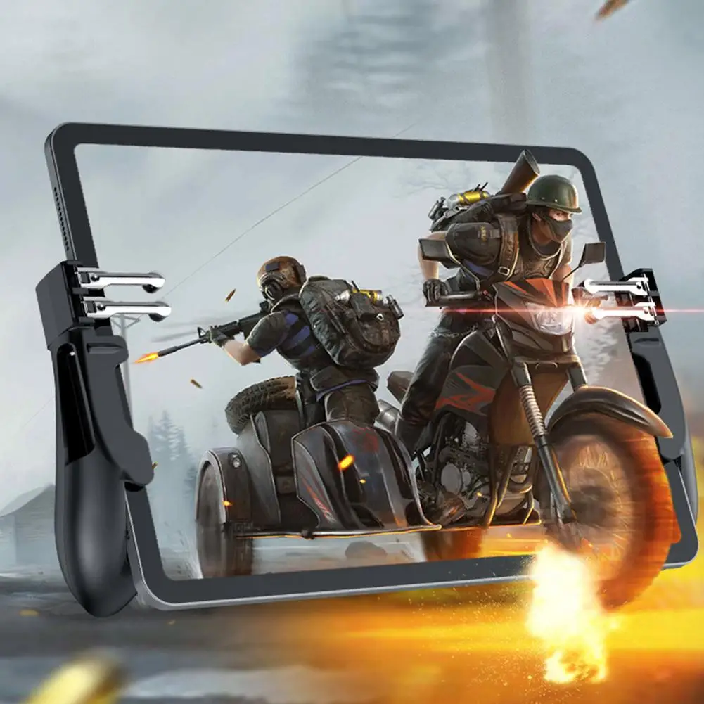 Мобильный игровой контроллер PUBG для планшетов Ipad шестипальцевые игры триггер
