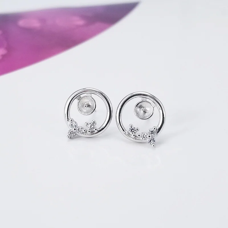 

Серьги из серебра 925 пробы в Корейском стиле
