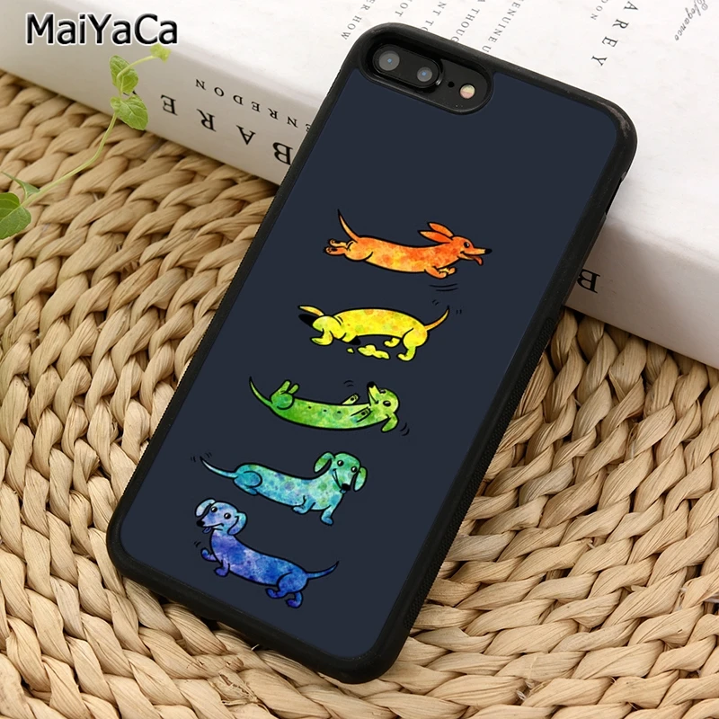 MaiYaCa такса собака 07 чехол для телефона iPhone X XR XS 11 12 Pro MAX 5 6 7 8 Plus Samsung Galaxy S5 S6 S7 S8 S9 S10
