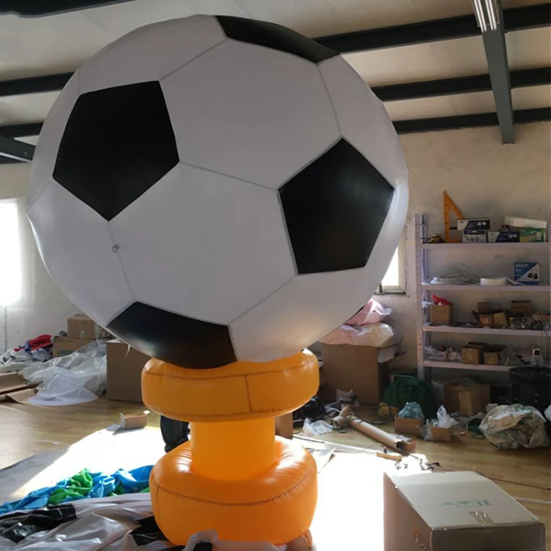 Высококачественный футбольный шар с принтом гигантский надувной игрок из