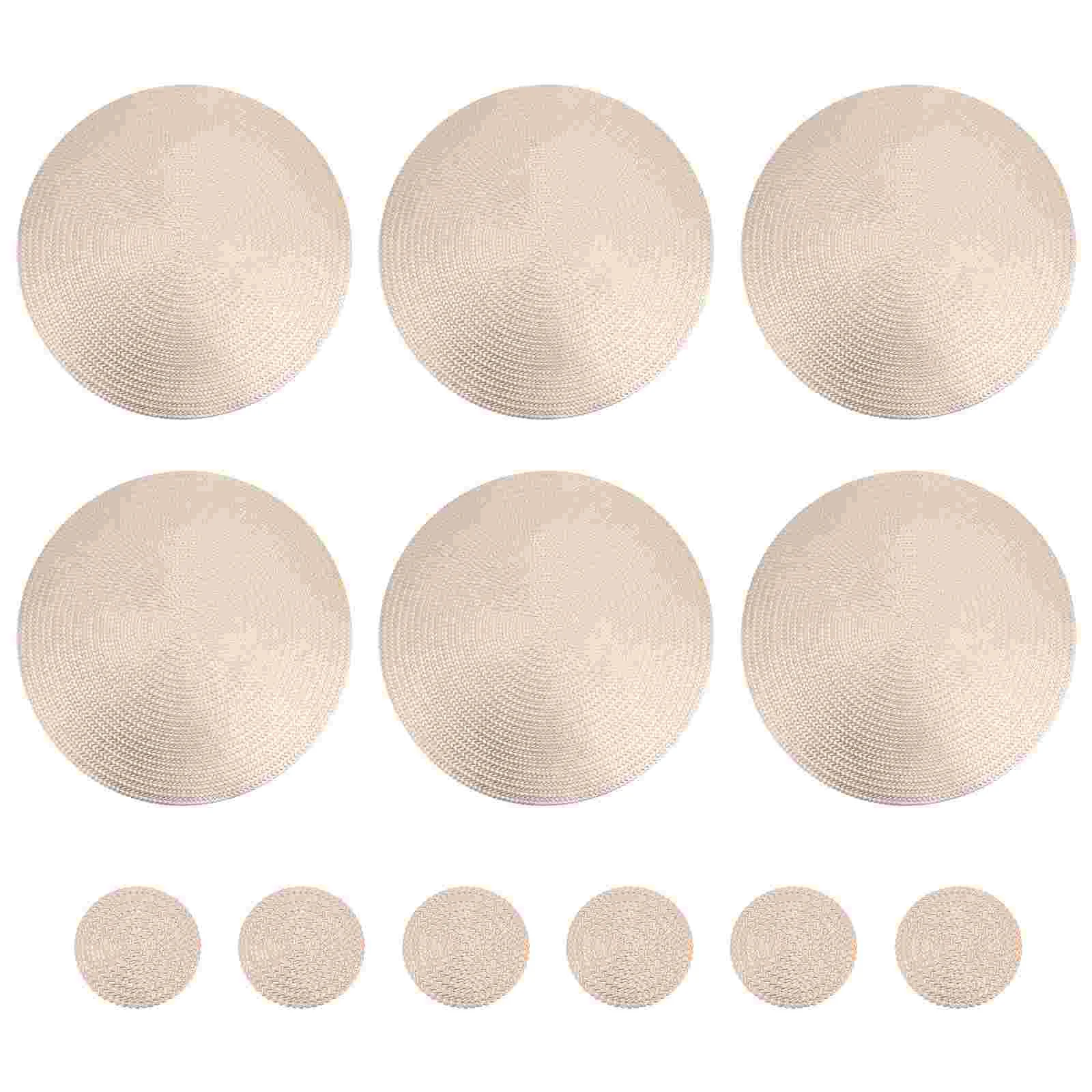 

12 шт., набор многоразовых подставок для посуды