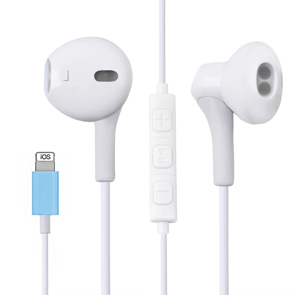 

Bluetooth Earphones Audiophile Headphones with Microphone 3.5mm IN-Ear Wired Noise Isolating Earphone for IPhone 12 X 6 5 Xiaomi