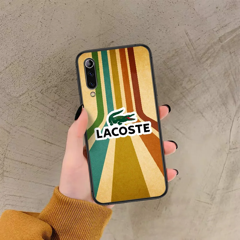 

LACOETE French Luxury Brands Phone Case For Xiaomi Mi Note 10 A3 9 MAX 3 A2 8 9 Lite Pro Ultra black Shell 3D Waterproof Luxury