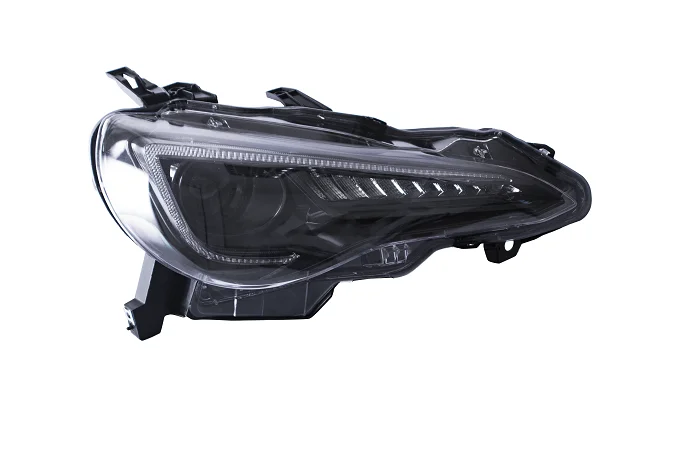 Black VLAND factory for car head lamp for 86 headlight 2013 for Subaru BRZ head light with moving signal - Цвет: Black