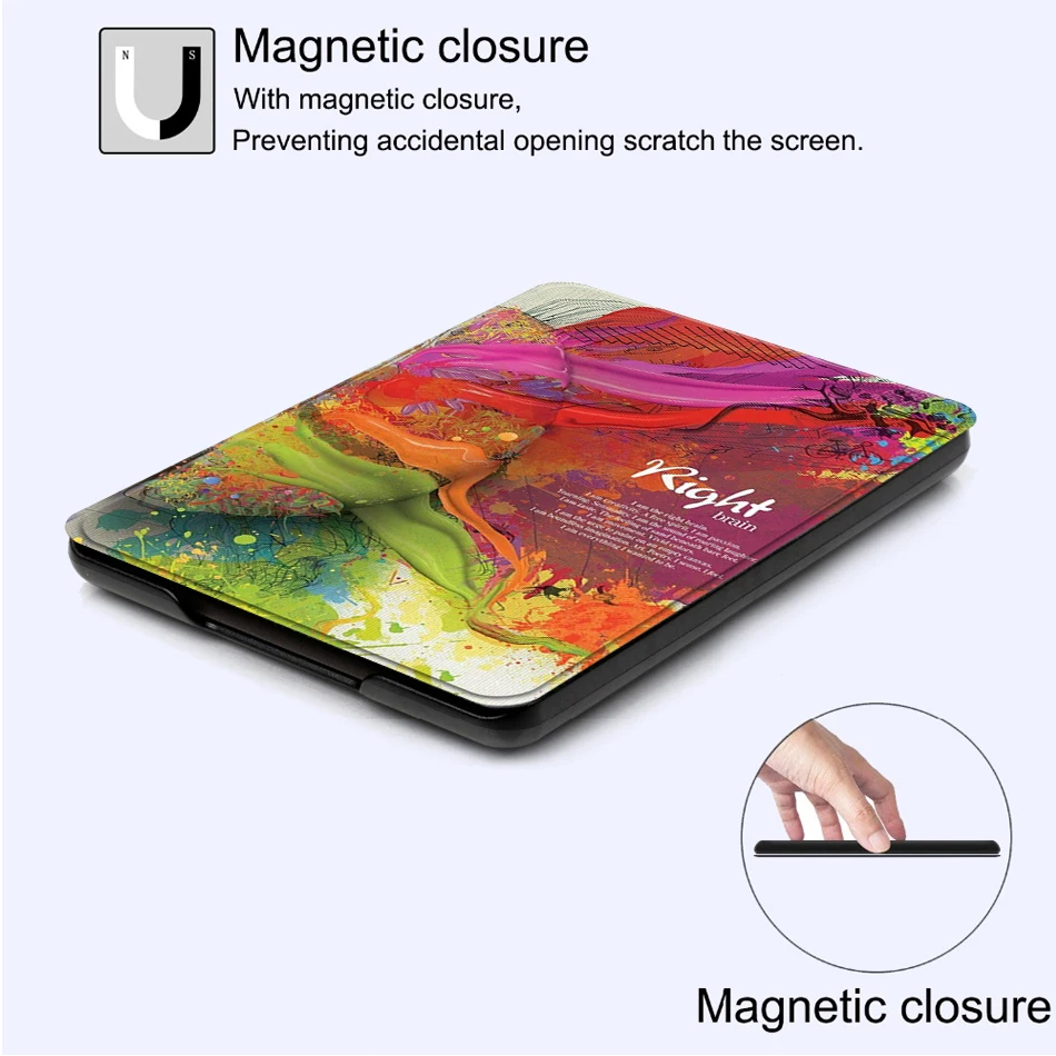 MTT тонкий из искусственной кожи чехол для Amazon Kindle Paperwhite 4 10th версия Флип Стенд Smart Cover с рисунком защитный чехол для планшета