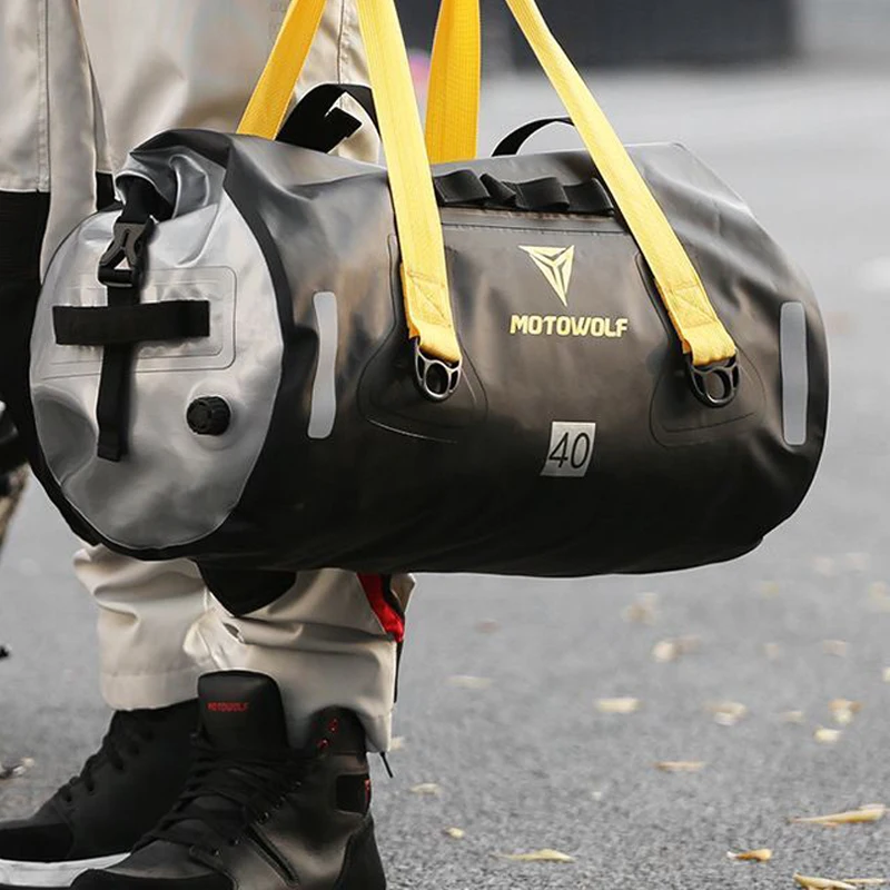 Мотоцикл MOTOWOLF водонепроницаемые сумки на заднее сиденье сумка для путешествий