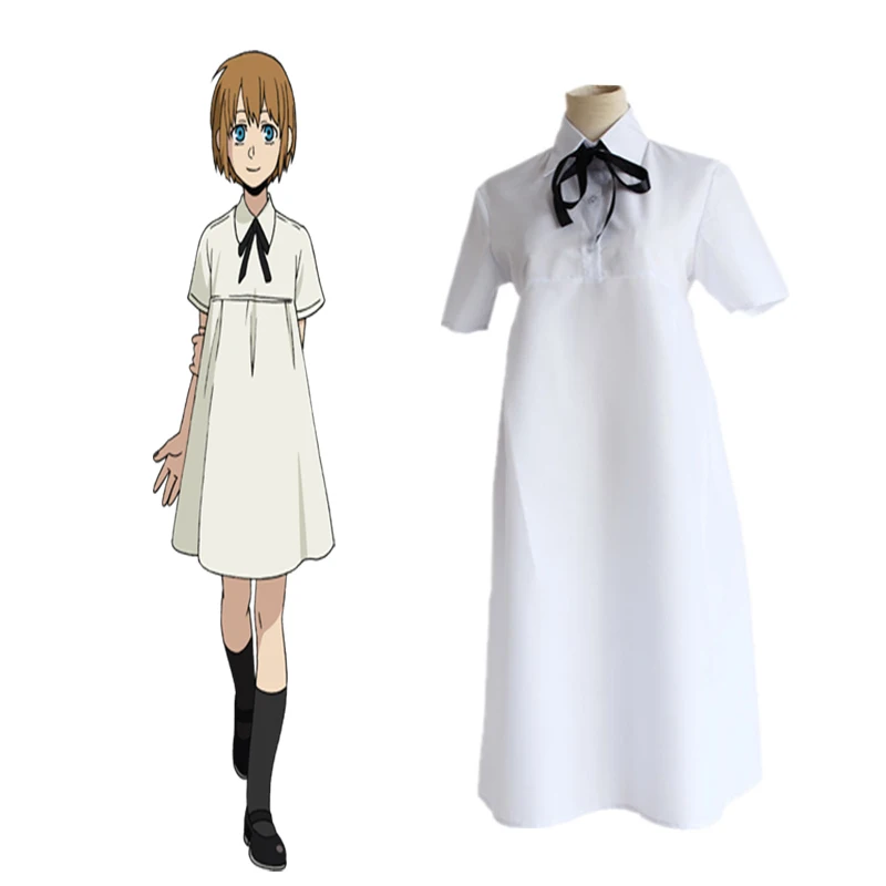 Аниме Gangsta. Костюмы для косплея белое платье Нины костюмы на Хэллоуин женские |