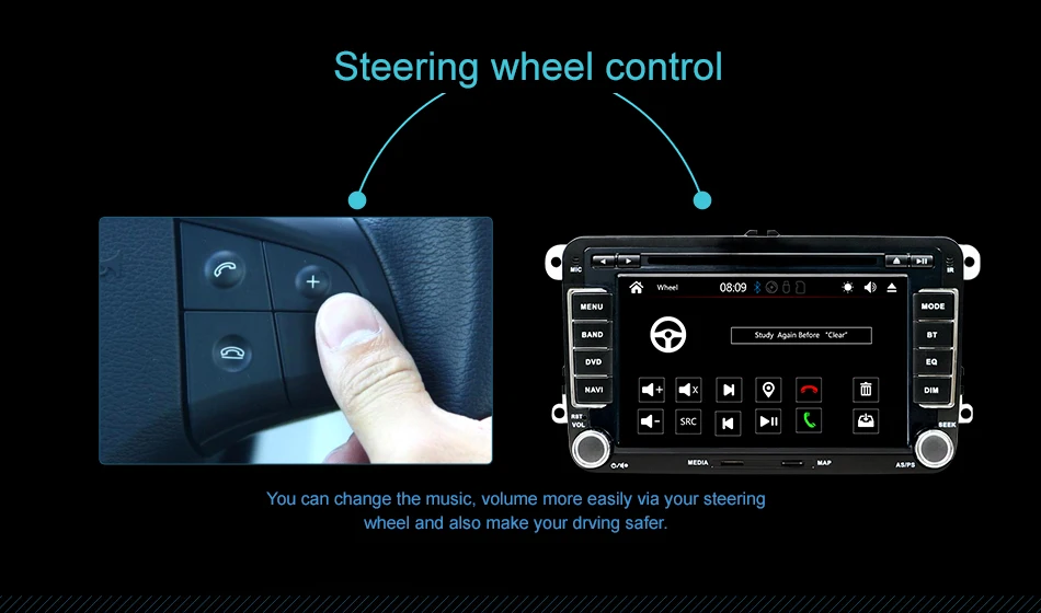 Автомобильный DVD плеер 2 Din для Volkswagen/Golf 5 6/Polo/Tiguan/Passat/b7/b6/SEAT/leon/Skoda/Octavia радио GPS
