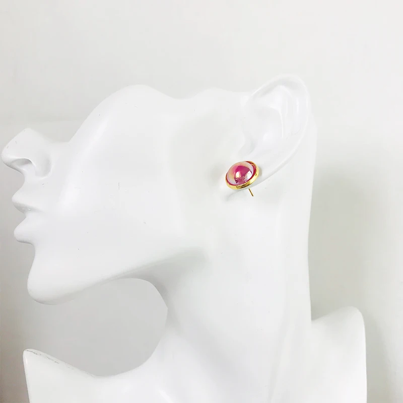 M & G блестящие красочные стразы серьги гвоздики набор милые модные Женские