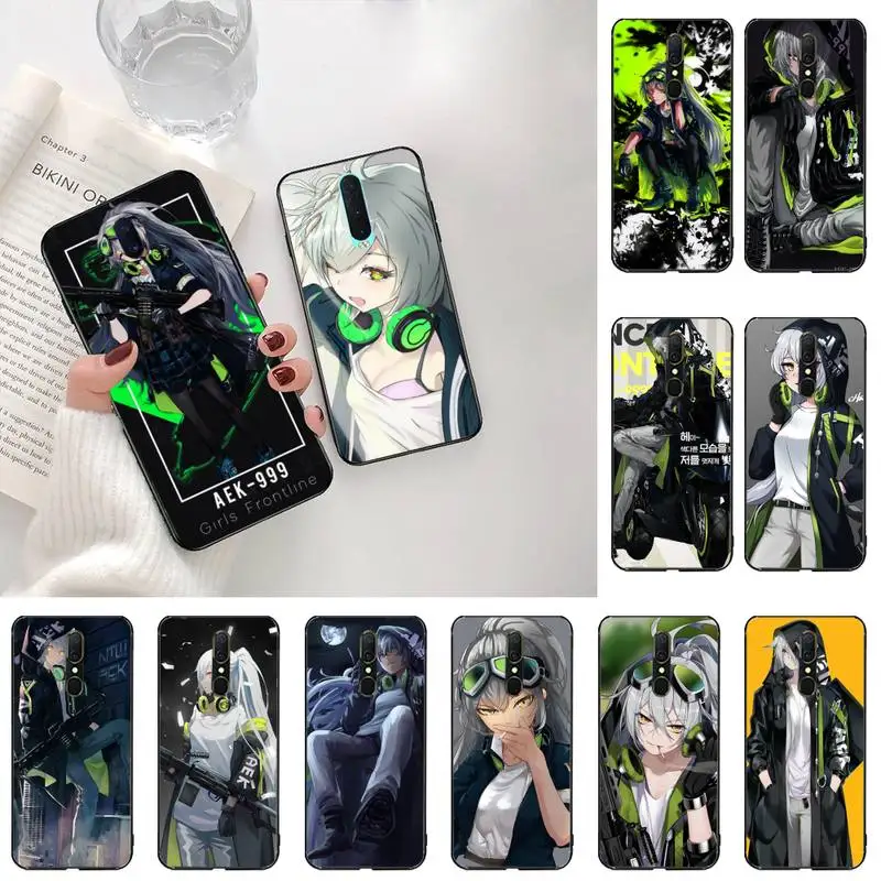 

YJZFDYRM AEK-999 Girls' Frontline Shell Phone Case For Oppo A5 A9 2020 Reno2 z Renoace 3pro Realme5Pro