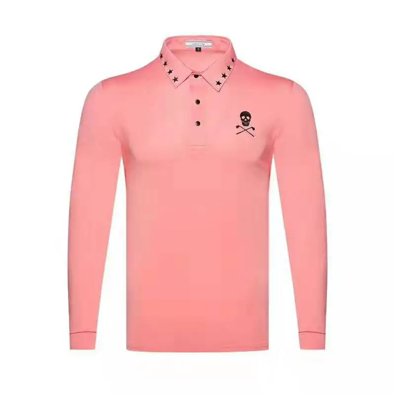 Значок для гольфа/Lona футболки тренировок с отложным воротником занятий спортом