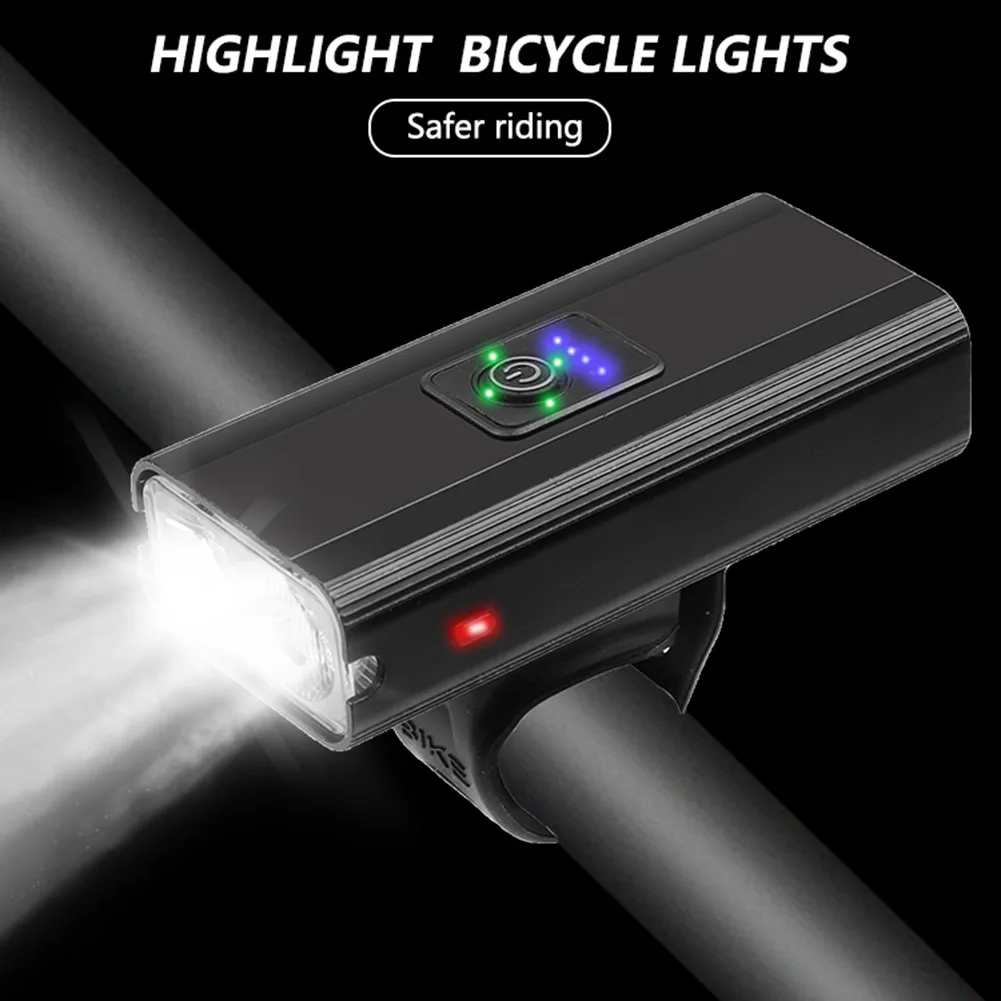 

T6 LED Bicycle Light 10W 800LM 6 Modes USB Rechargeable Power Display MTB Mountain Road Bike Front Lamp Cycling Equipment