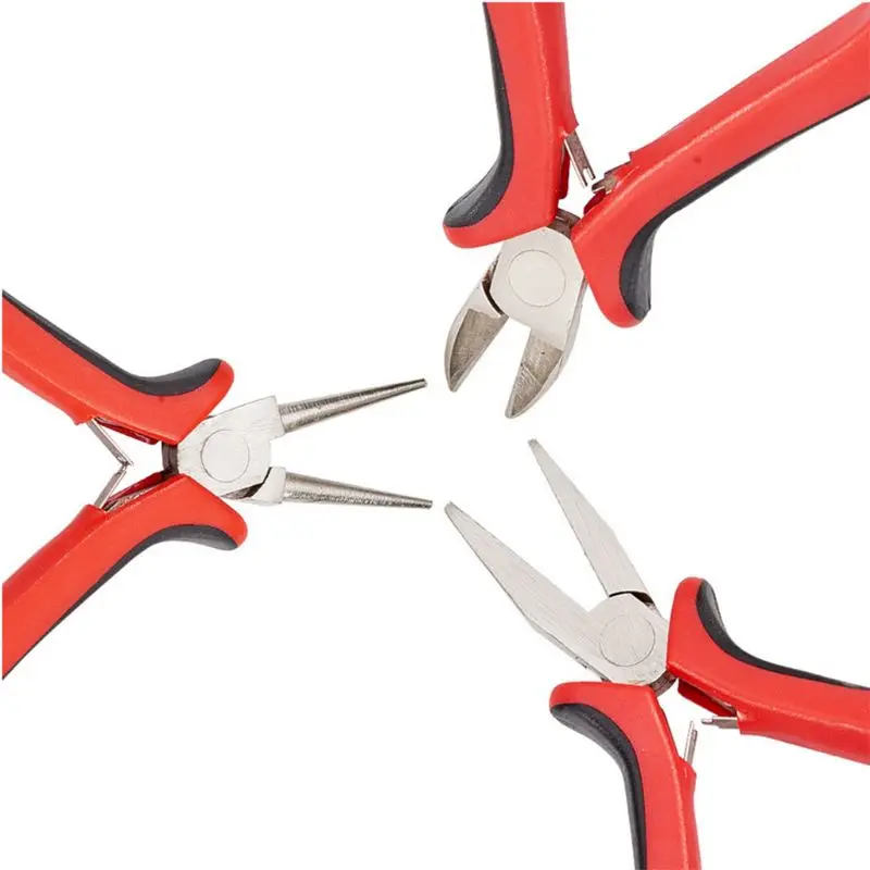 

1Set JEWELRY MAKING material Canvas bag Ruler Scissors Pliers packaging tool kit Jewelry Accessories for DIY Making Beading