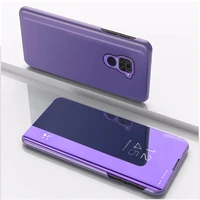 luxury mirror flip leather phone case for xiaomi redmi note 9 cover redmi note9 6 53 inch case for xiaomi redmi note 9