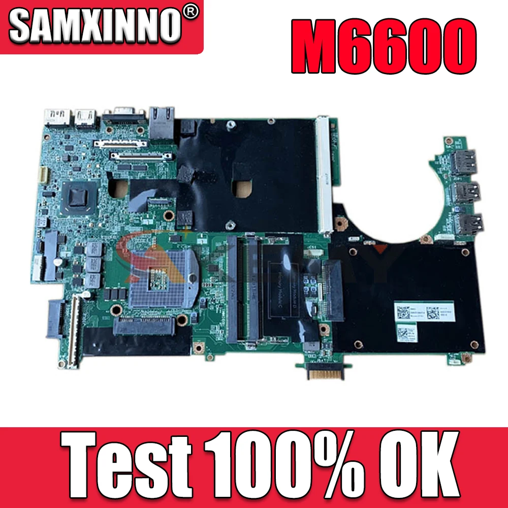

Оригинальная материнская плата для ноутбука DELL Precision M6600 Core QM67 материнская плата CN-0NVY5D 0NVY5D 0105GU00-388-G