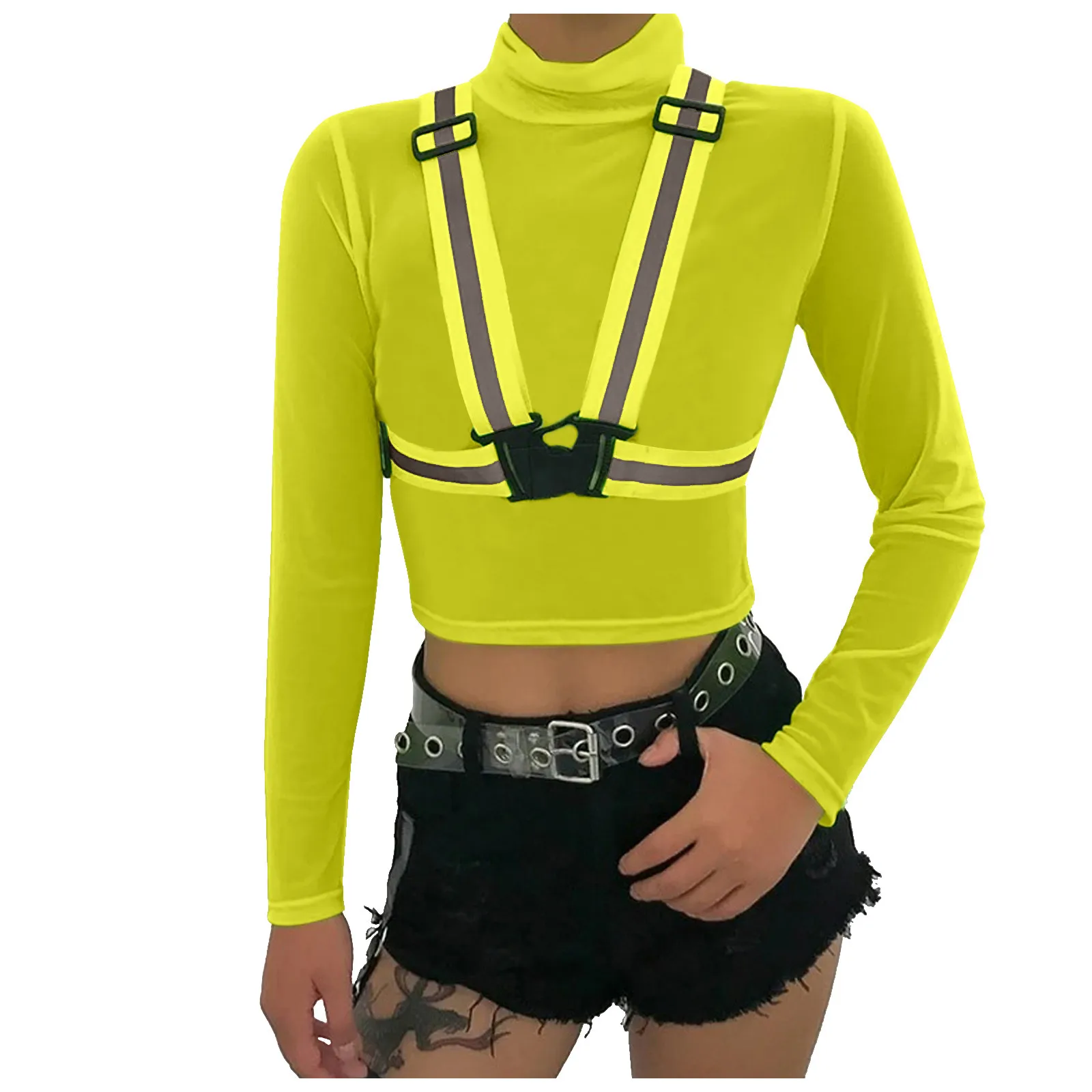 

Unisex Adjustable Reflective Safety Vest Outdoor Running Cycling Vest Harness Reflective Belt Safety Jacket For Men Women