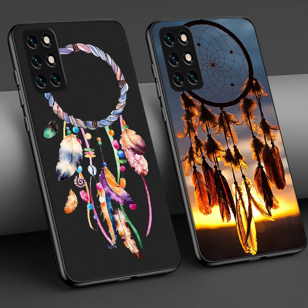 

Dreamcatcher Case for Oneplus 9 9R 8 8T 7 7T 6 6T Pro Nord N10 N100 Phone Cases For 1+9 1+9R 1+8 1+7 1+6 Black TPU Cover Capa